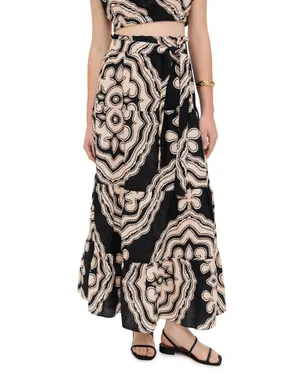 lemlem Sanaa Skirt Niku Black - サムネイル1