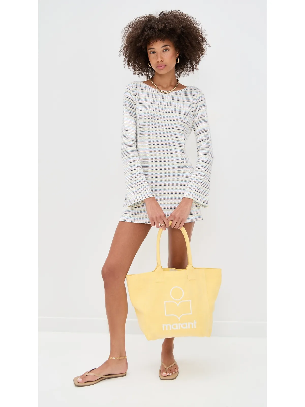 LE BOP ビアリッツカバーアップ レトロ ワッフル XL - 画像5