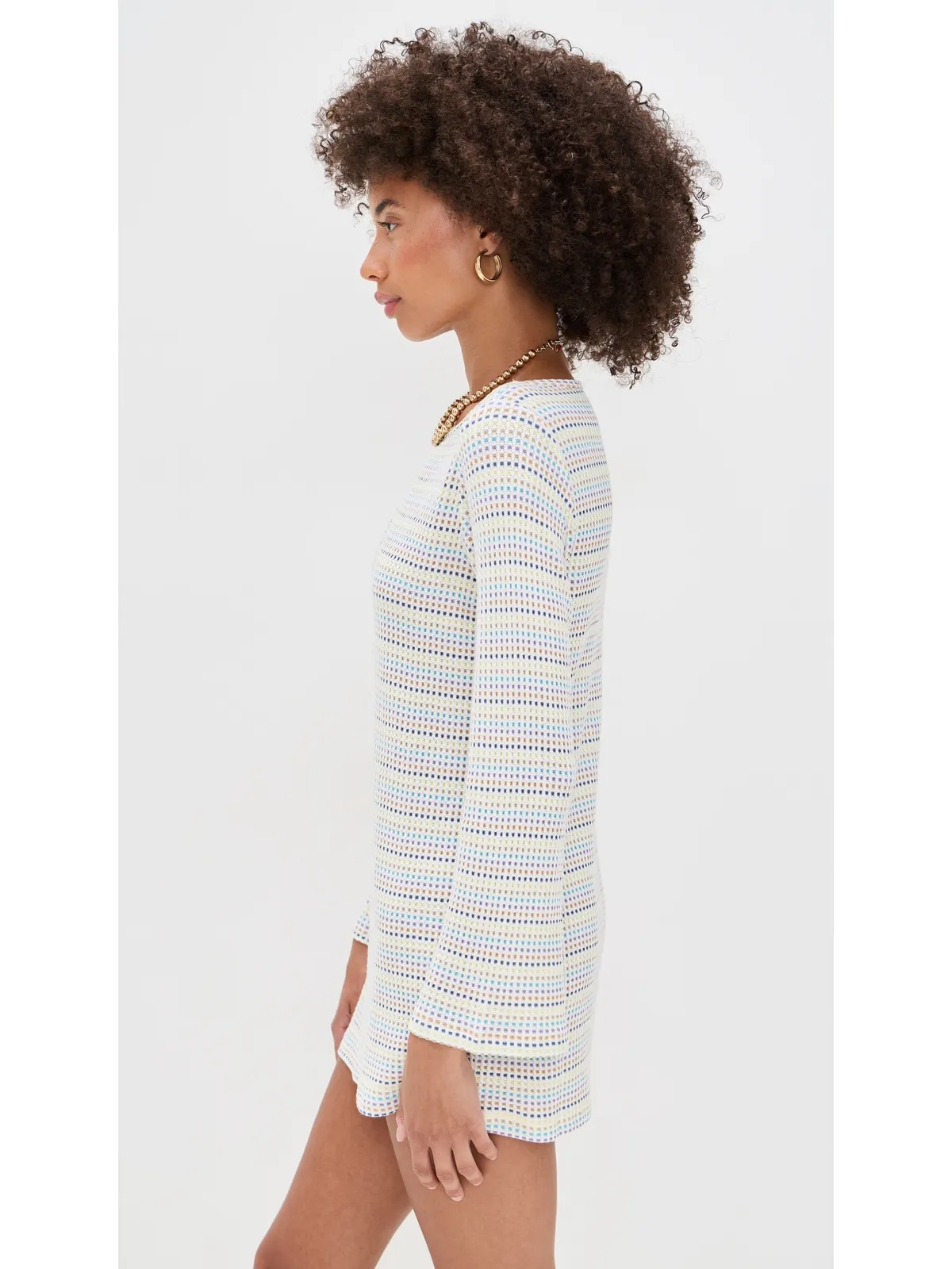 LE BOP ビアリッツカバーアップ レトロ ワッフル XL - 画像4