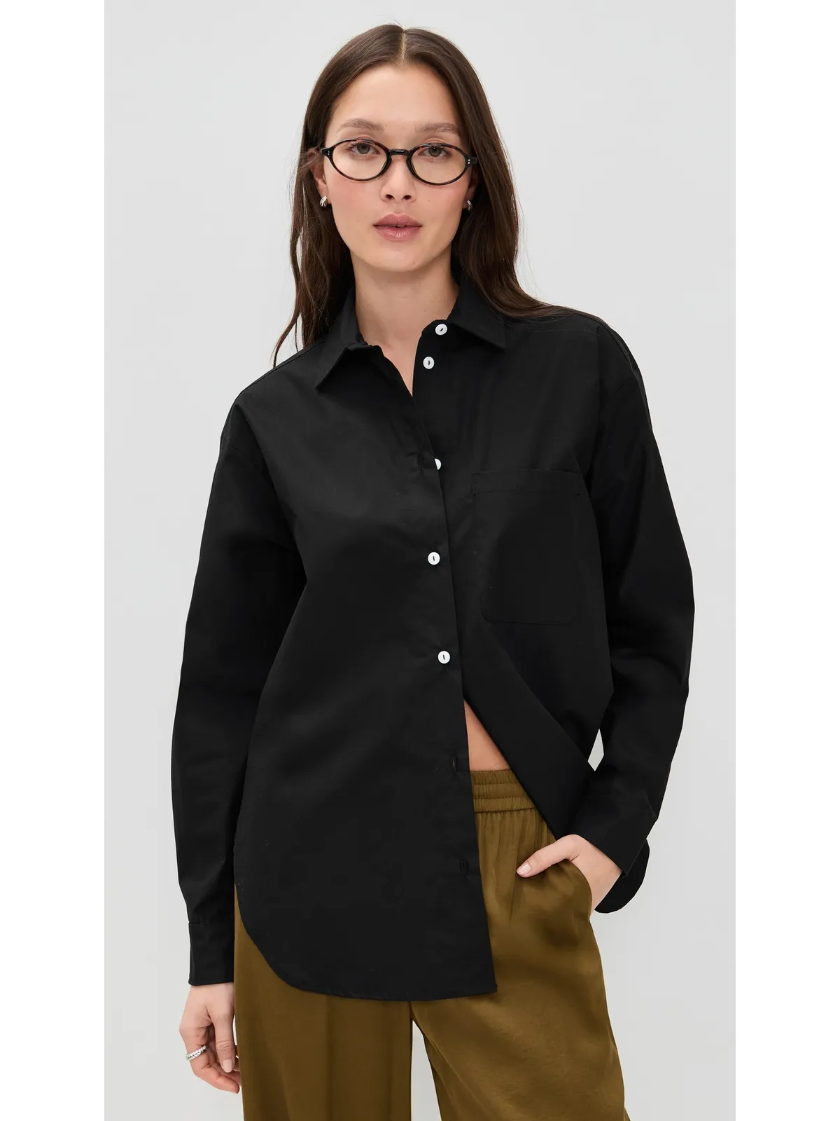 LE BOP Winnie Button Down ブラック - 画像2