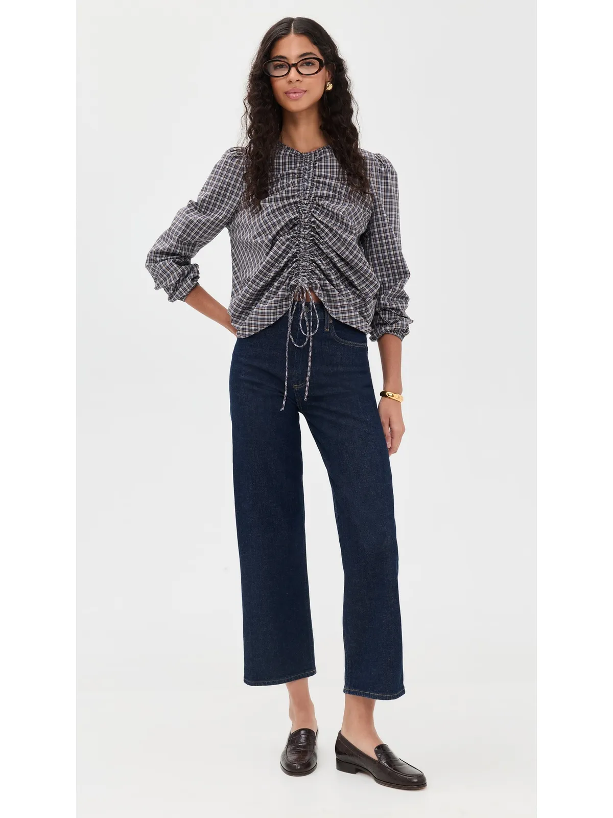 LE BOP Fallon Top チョコレートチェック - 画像5