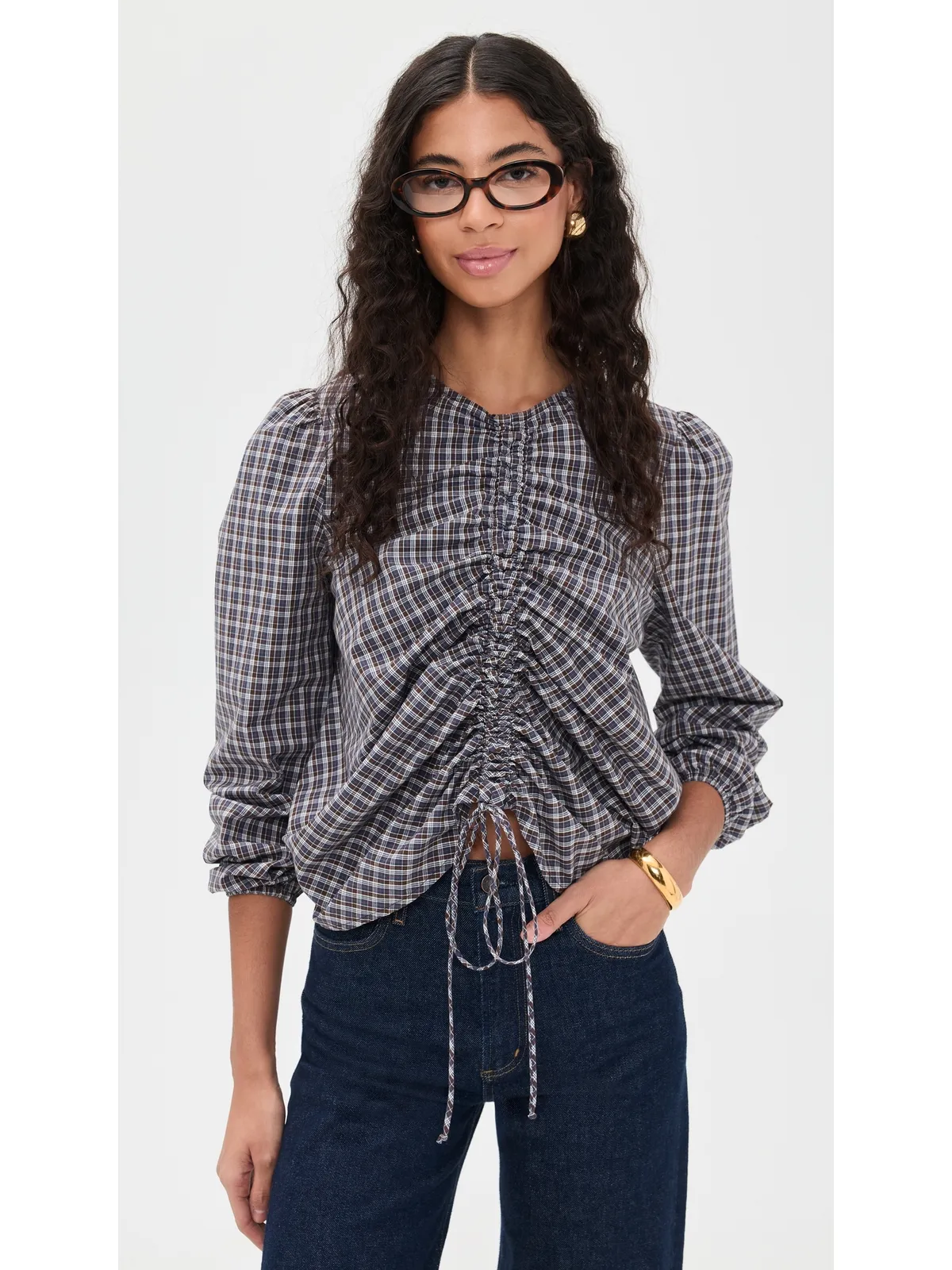 LE BOP Fallon Top チョコレートチェック - 画像2