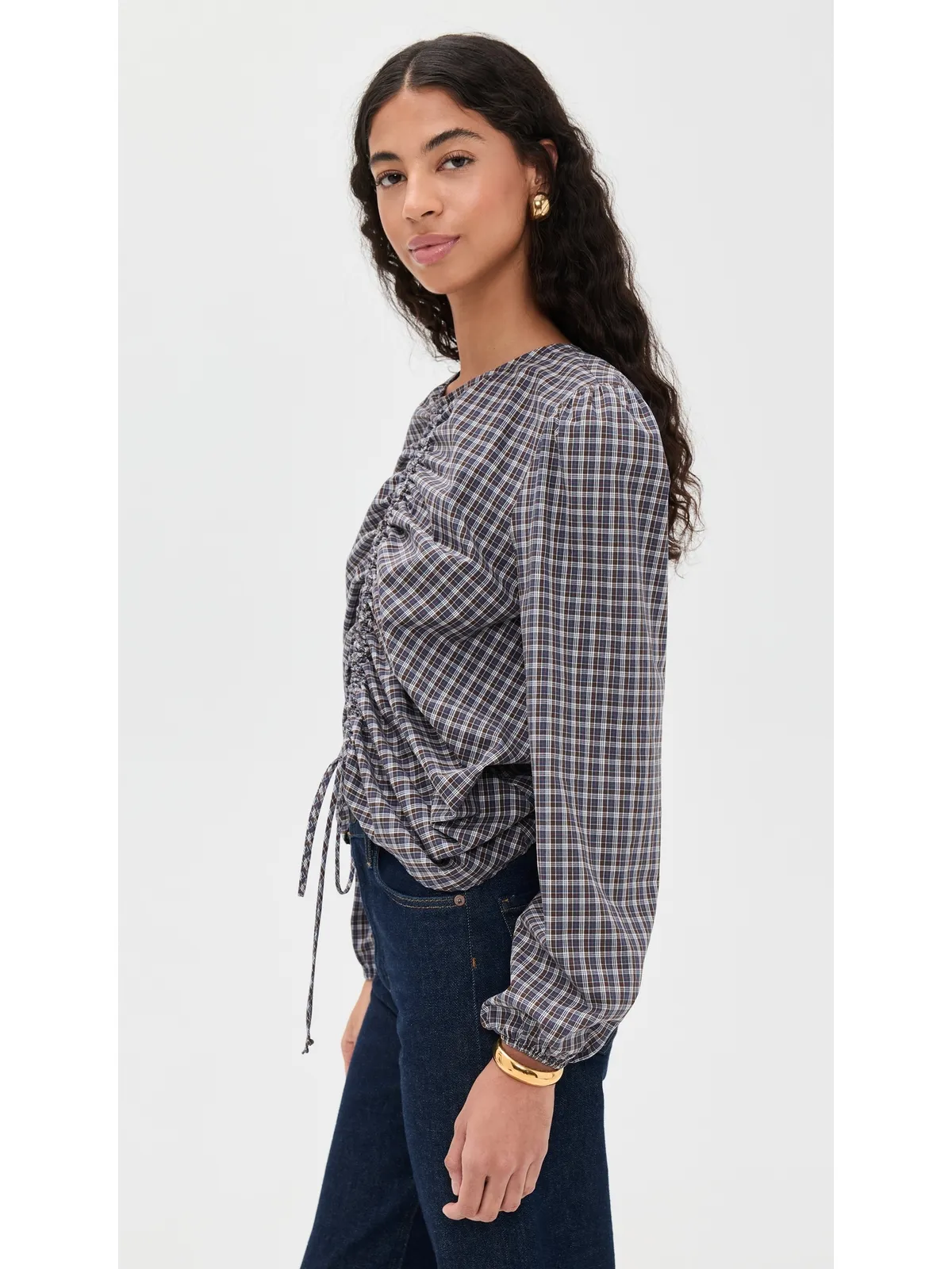 LE BOP Fallon Top チョコレートチェック - 画像4