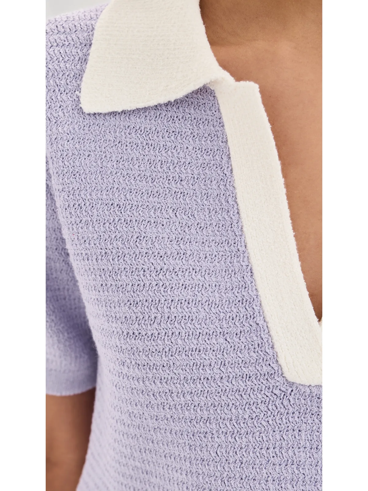 LE BOP Lia Crop Polo ラベンダー系マルチ - 画像6
