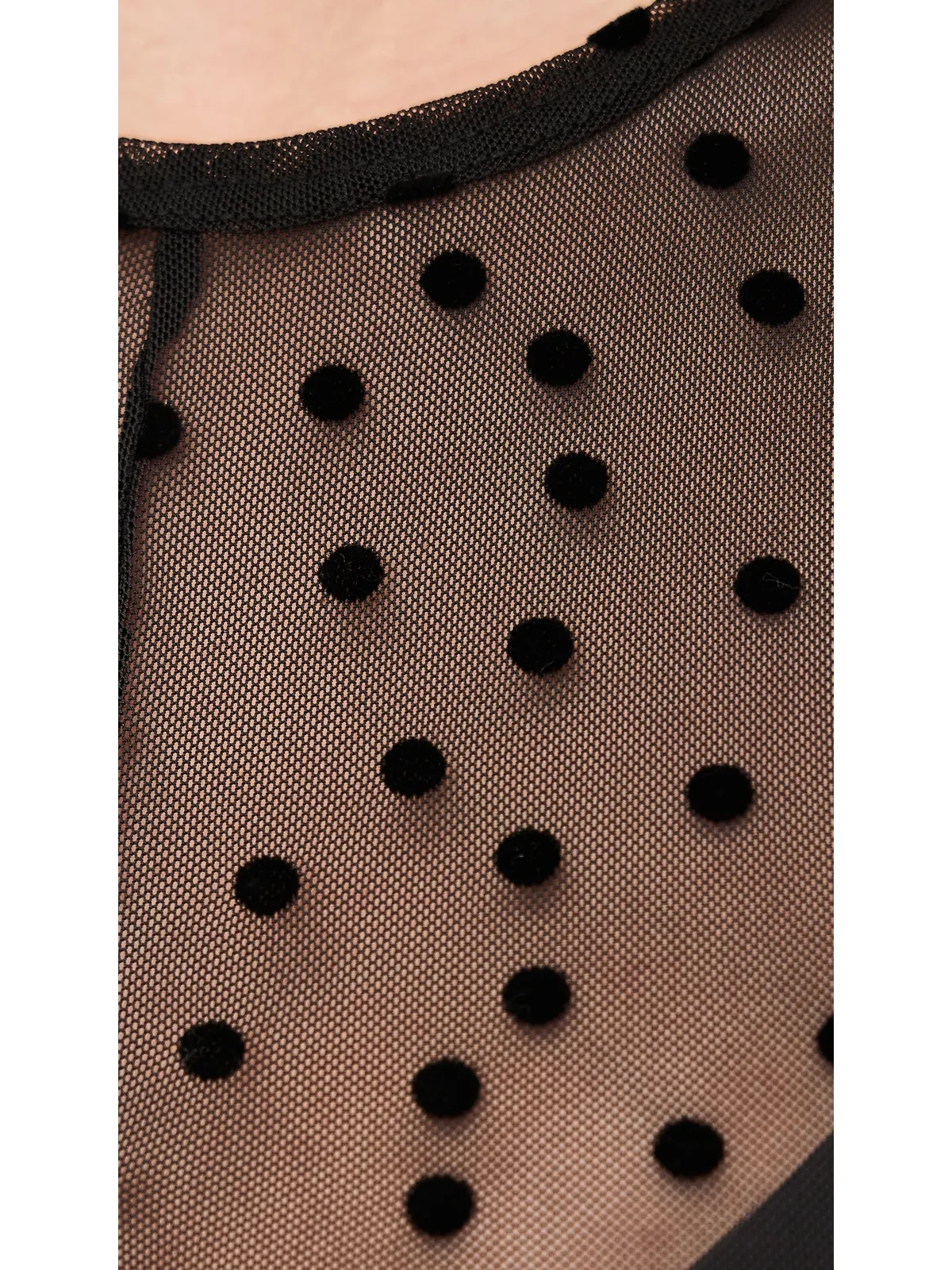 LE BOP ロッティ トップス ブラック ポルカドット柄 - 画像6