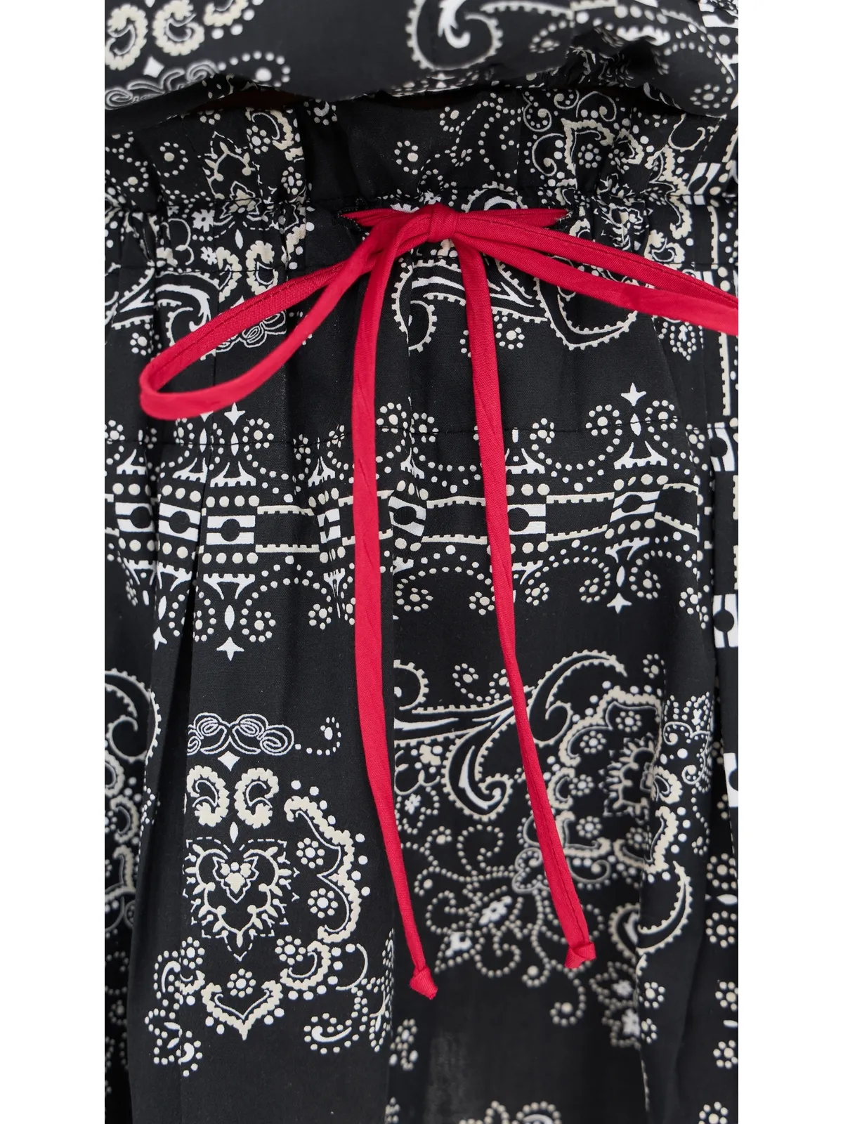 LE BOP Madeline Skirt バンダナ柄 ブラック - 画像6