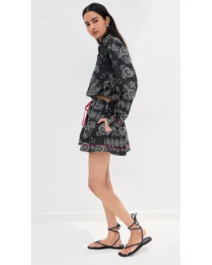 LE BOP Madeline Skirt バンダナ柄 ブラック - サムネイル4