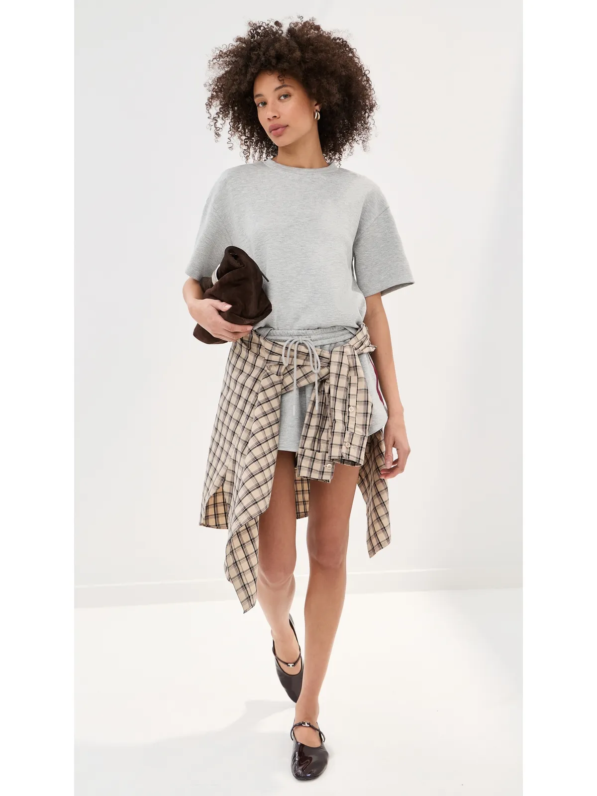LE BOP Cece Tシャツ ヘザーグレー - 画像5