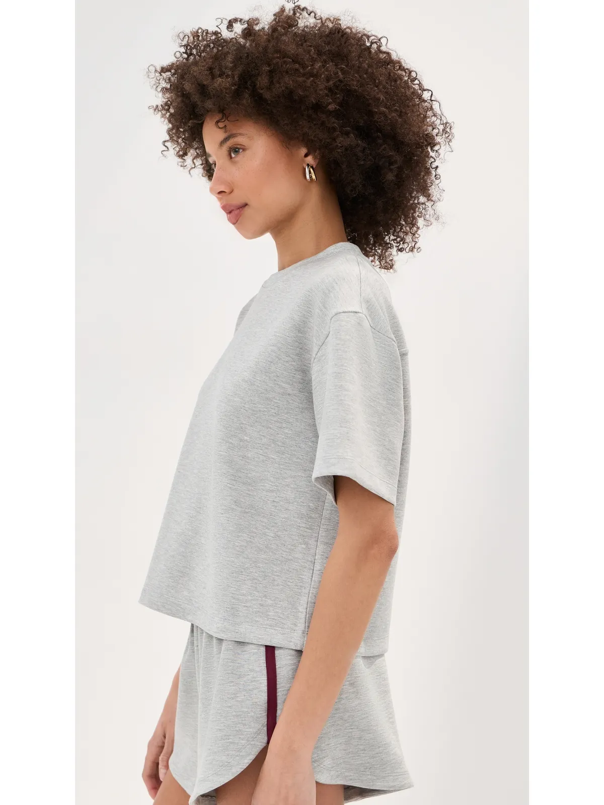 LE BOP Cece Tシャツ ヘザーグレー - 画像4