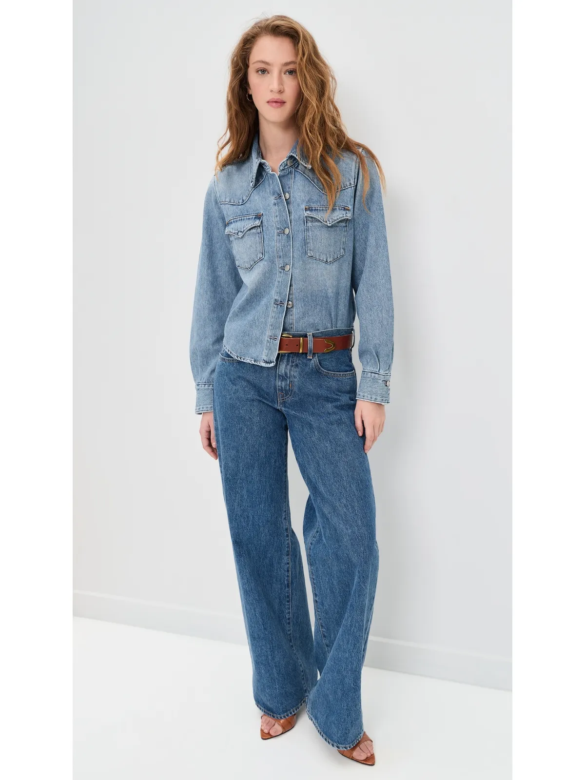 LE JEAN マーサ デニムシャツ - 画像5