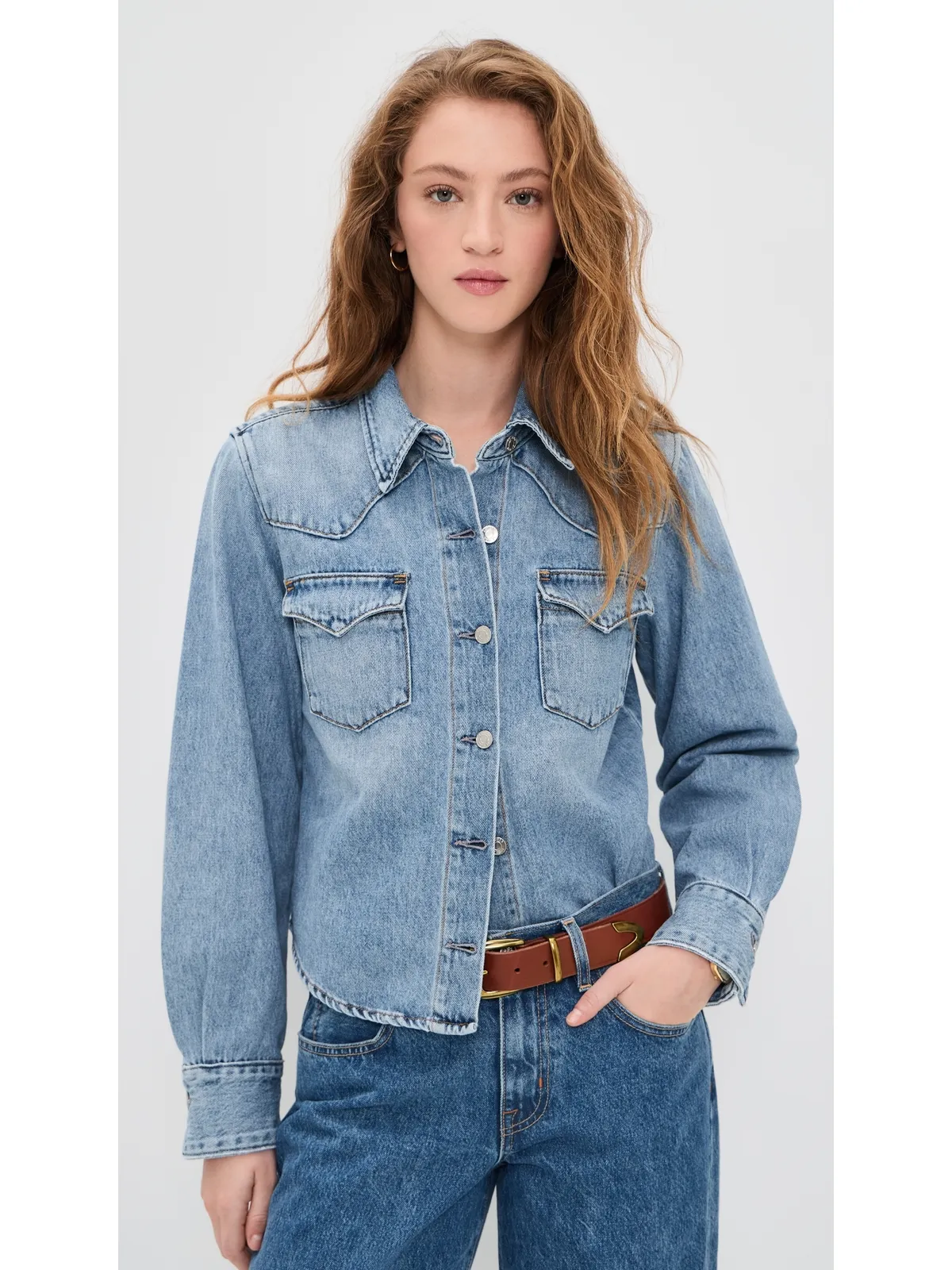 LE JEAN マーサ デニムシャツ - 画像2