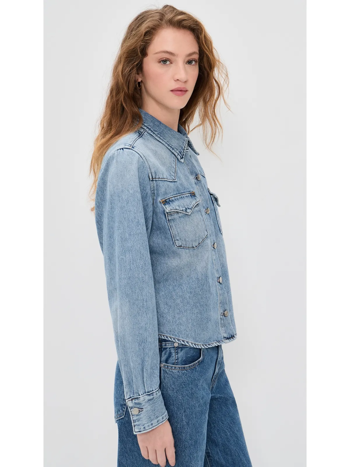 LE JEAN マーサ デニムシャツ - 画像4