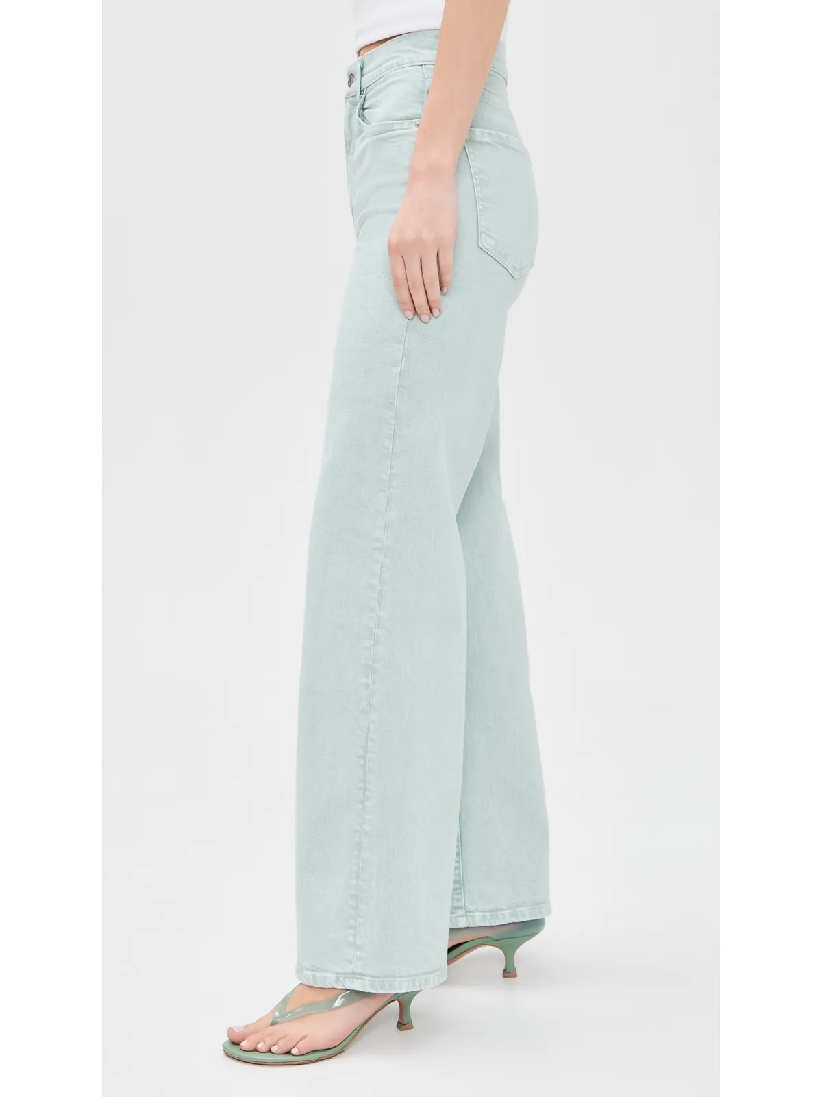 LE JEAN ハイライズ コラムジーンズ ミンティ - 画像4