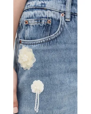 LE JEAN フラワー ノマド アンクルジーンズ ムーンフラワー - サムネイル6