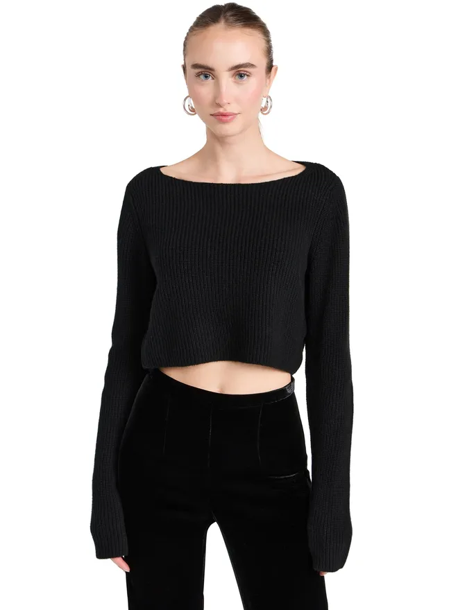 Le Kasha Le Kasha Cannes カシミア クロップドセーターの商品画像