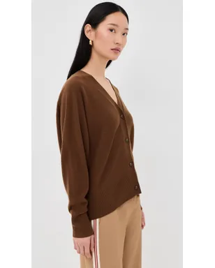 Le Kasha Lyss Cardigan（取り外し可能スカーフ付き／シナモンカラー） - サムネイル4