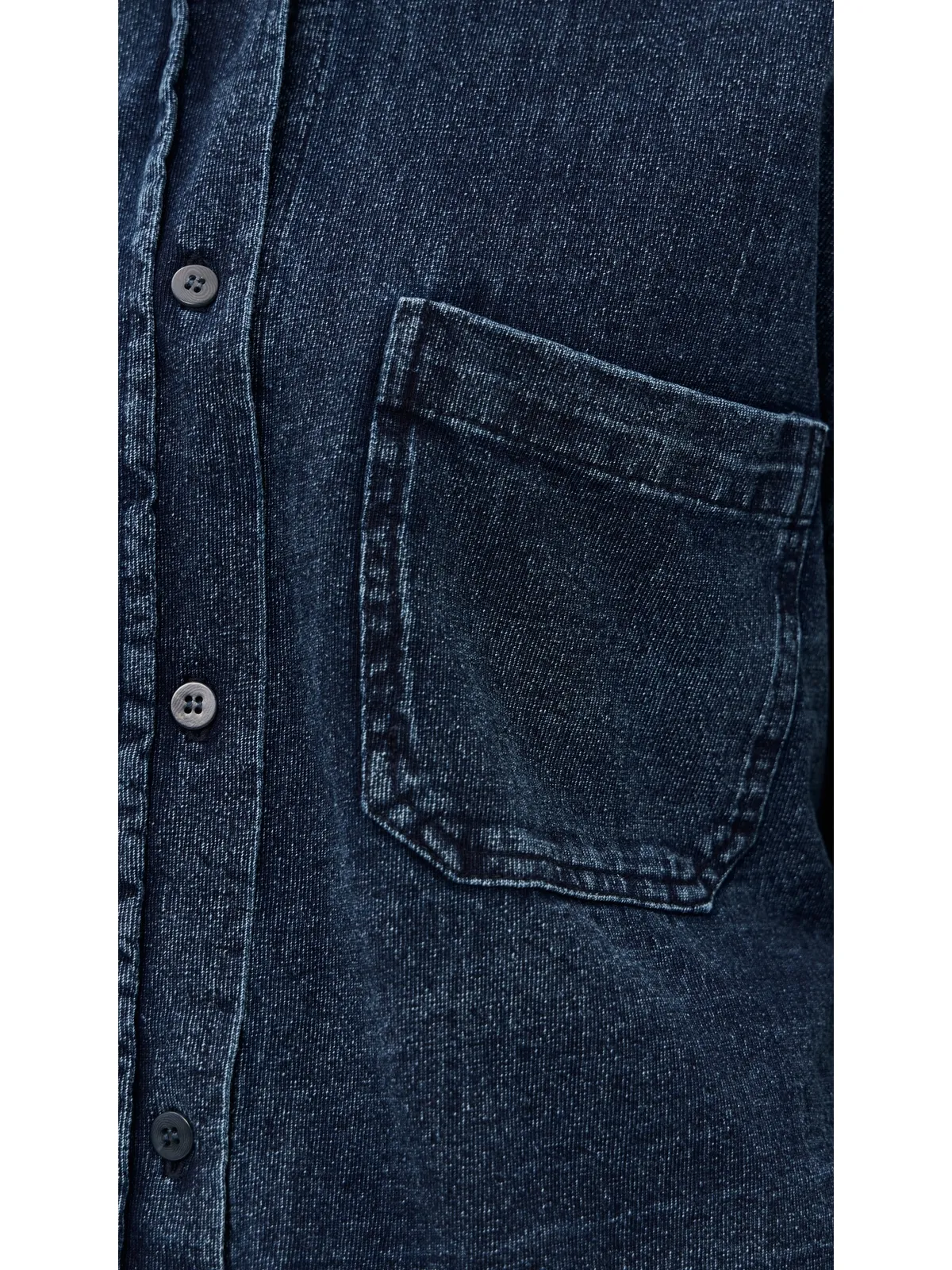 Les Tien Coopa オーバーサイズ クロップ ボタンアップ シャツ - 画像6