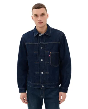 Levi's Type I トラッカー ジャケット ニューセルビッジ リンス - サムネイル1