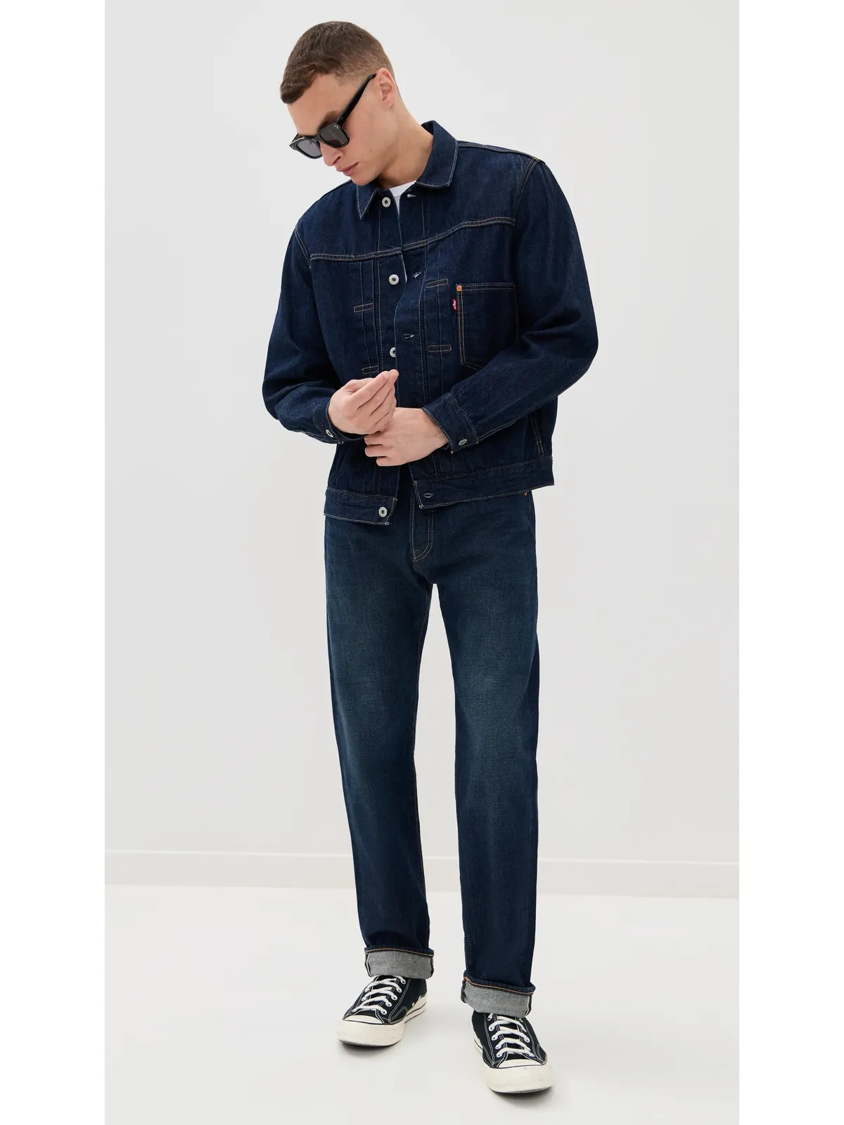 Levi's Type I トラッカー ジャケット ニューセルビッジ リンス - 画像5