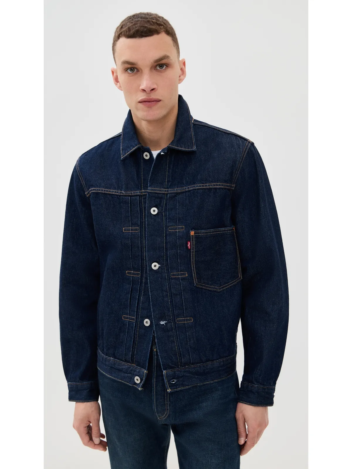 Levi's Type I トラッカー ジャケット ニューセルビッジ リンス - 画像2