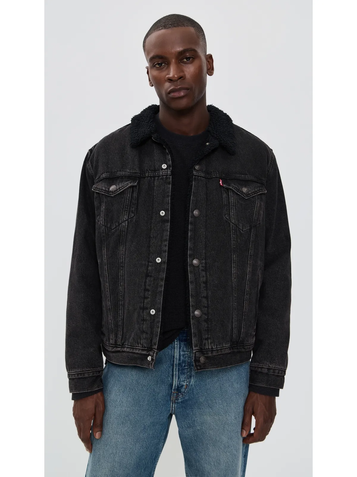 Levi's Type 3 シェルパ・トラッカージャケット 長く使える - 画像2