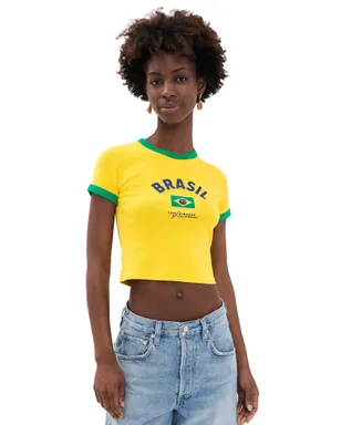 Levi's レビーズ World Cup Brazil レトロ・リンガーTシャツ - サムネイル1