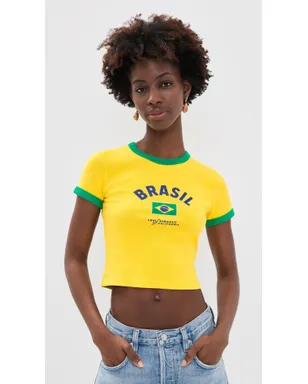 Levi's レビーズ World Cup Brazil レトロ・リンガーTシャツ - サムネイル2