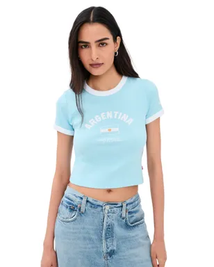 Levi's World Cup Argentina レトロリンガーTシャツ - サムネイル1