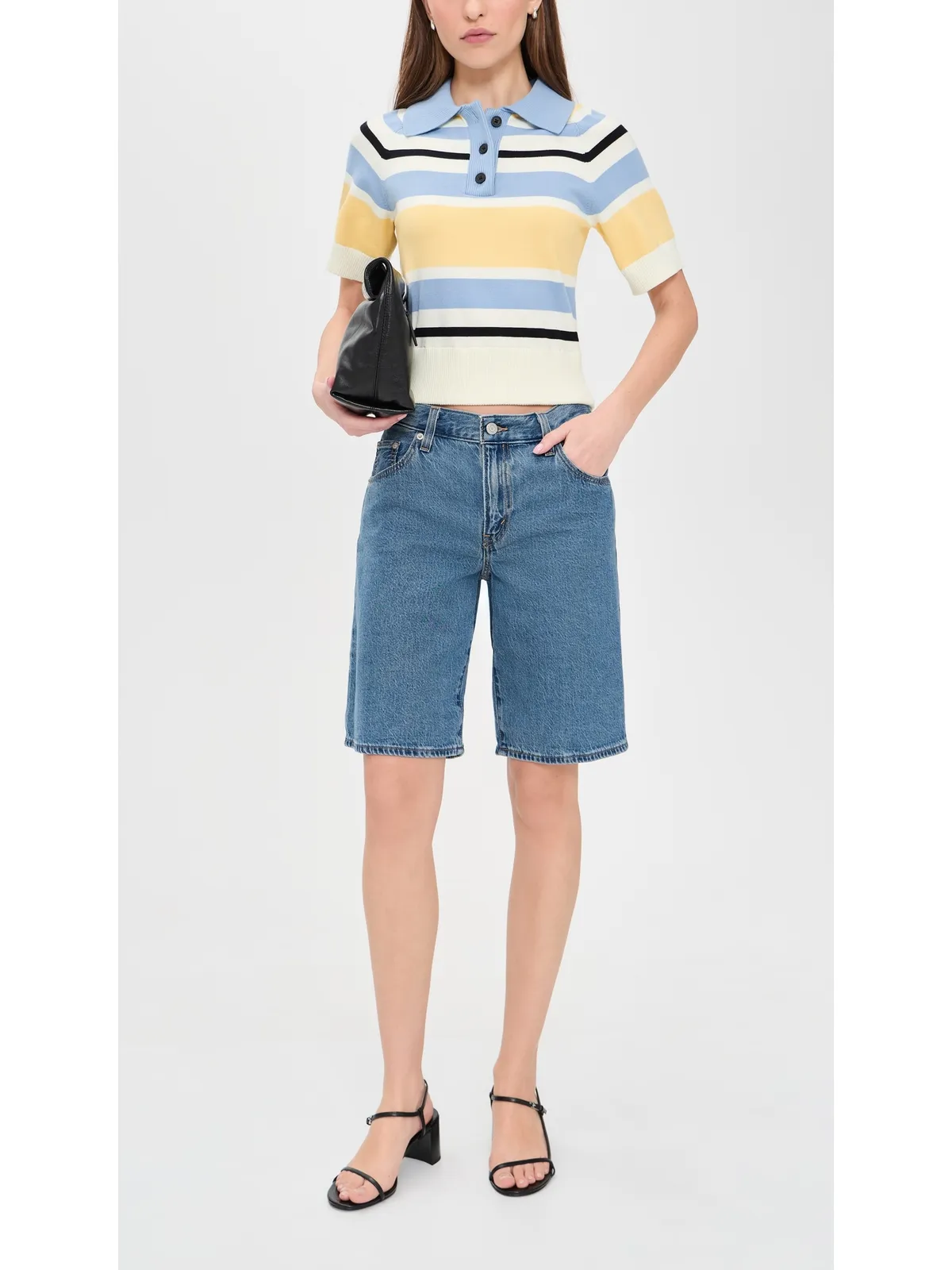 Levi's バギー・ダッド デニムショーツ - 画像5