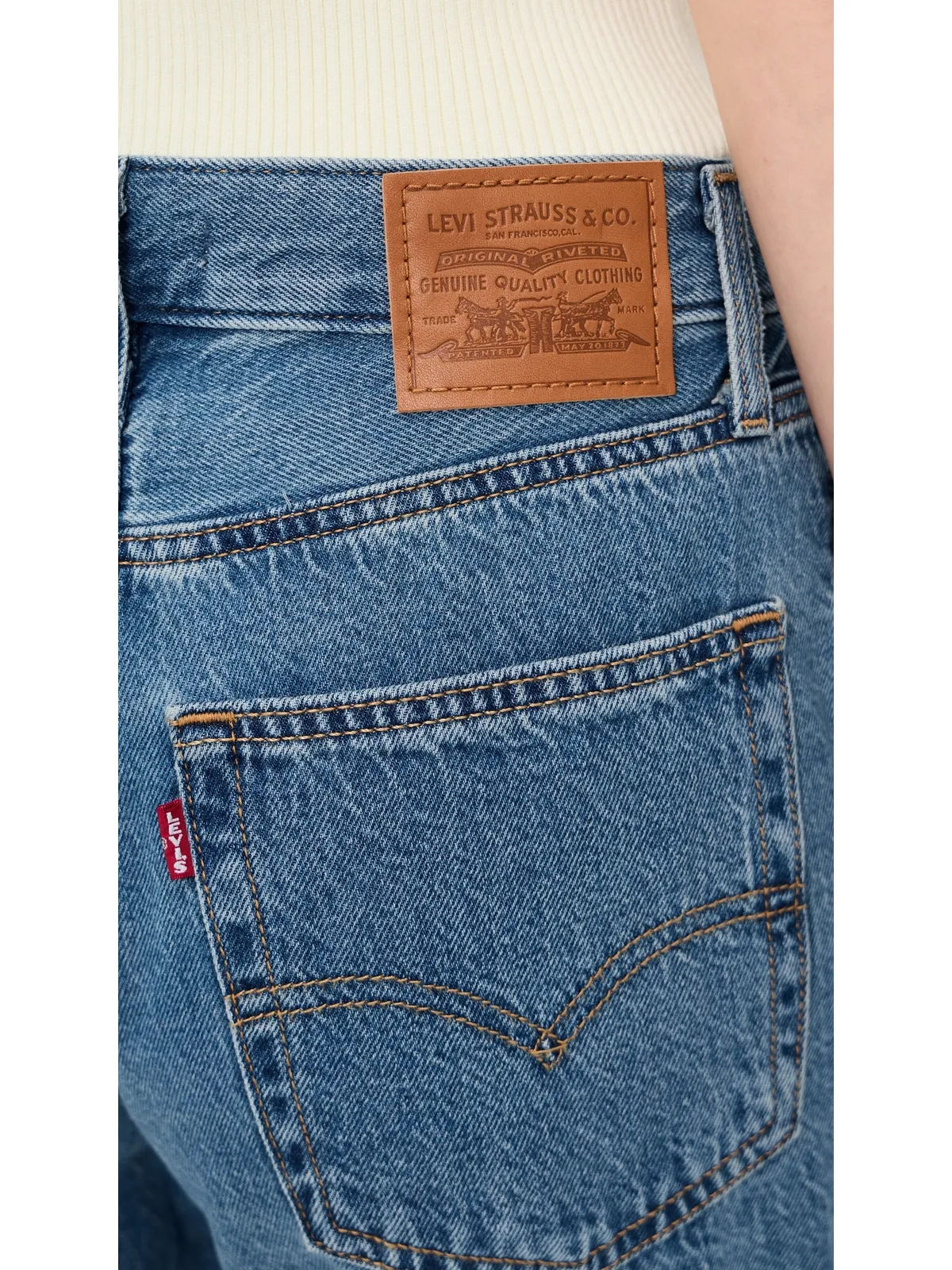Levi's バギー・ダッド デニムショーツ - 画像6