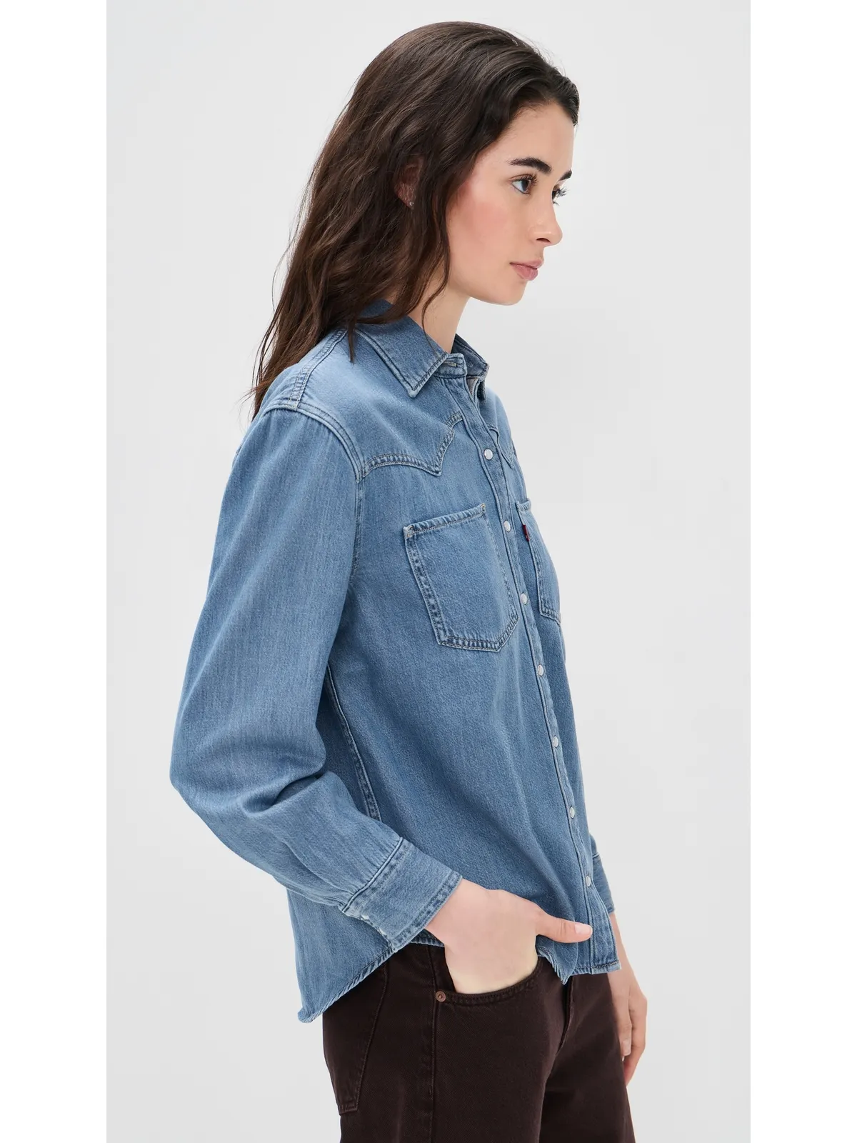 Levi's テオドラ ウェスタンシャツ - 画像5