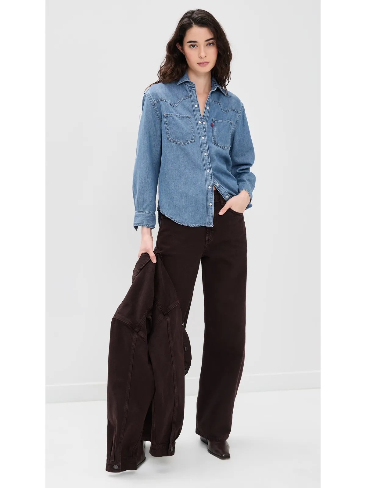 Levi's テオドラ ウェスタンシャツ - 画像6