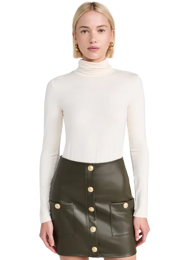 L'AGENCE L'AGENCE Lani タートルネック ロングスリーブ（ホワイト）の商品画像