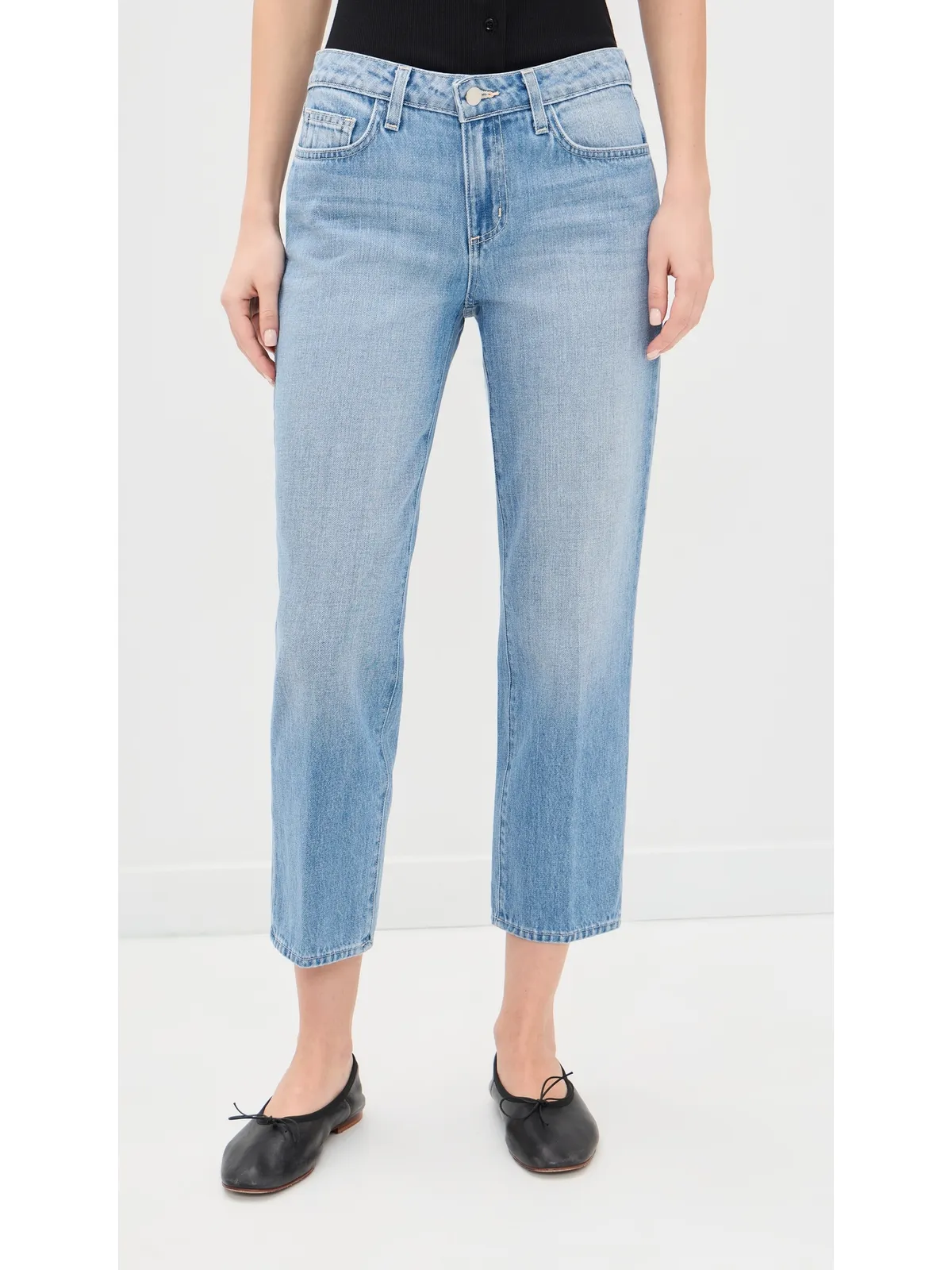 L'AGENCE Thalina Slouchy Straight Jeans Bellflower - 画像2