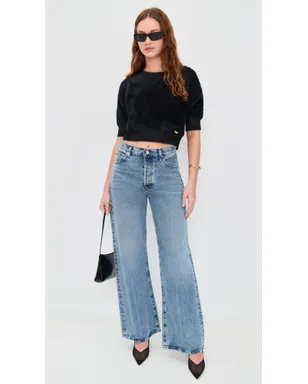 L'AGENCE Guinevere ショートスリーブ クロップ クルーネック - サムネイル5