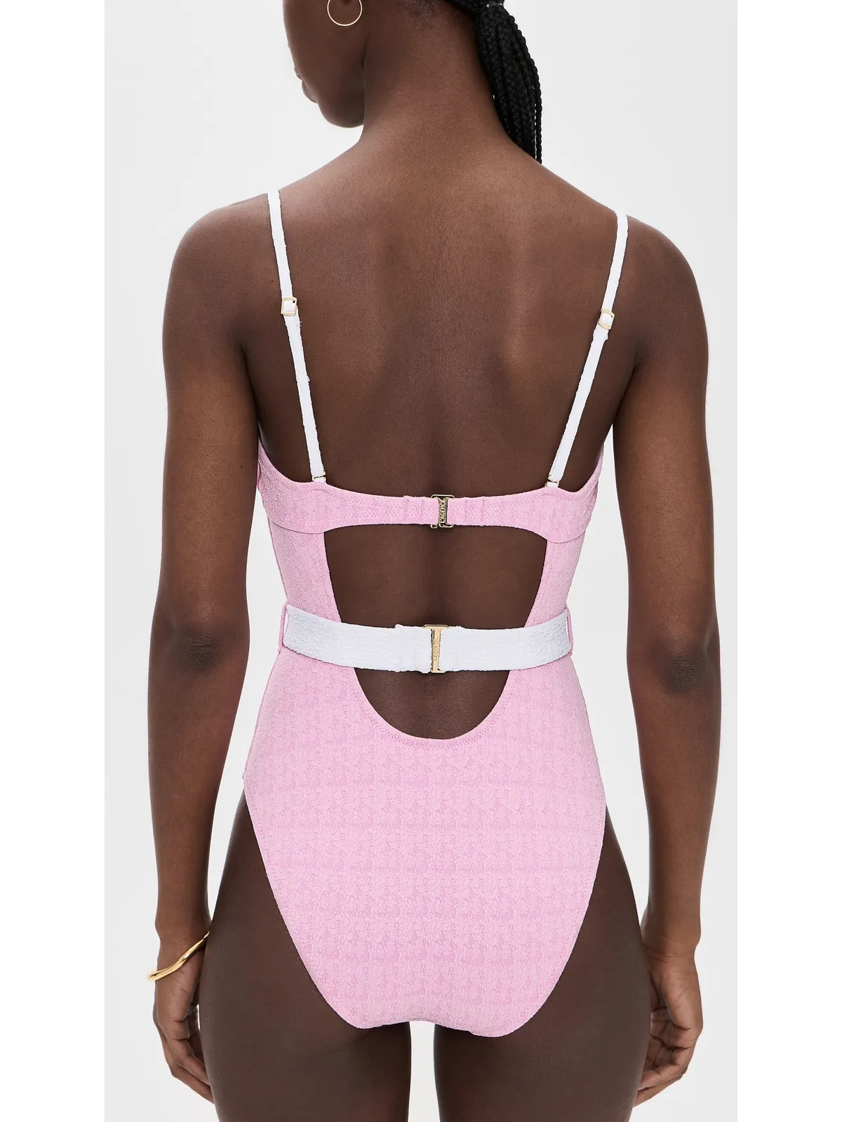 L'AGENCE Amie Colorblock Chic One Piece Swim Suit - 画像3
