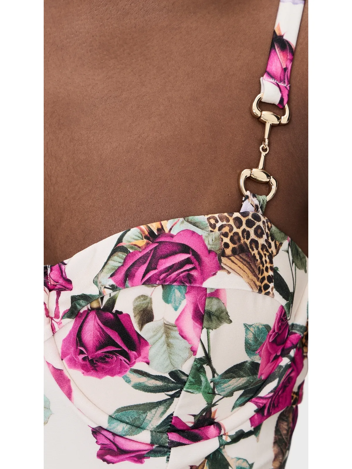 L'AGENCE Amie Rose Leopard Jungle ワンピース マルチ - 画像6