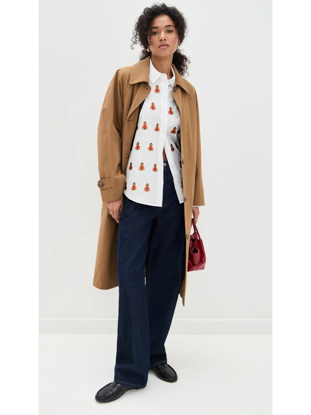 Lingua Franca Bowery Bear Shirt - 画像5