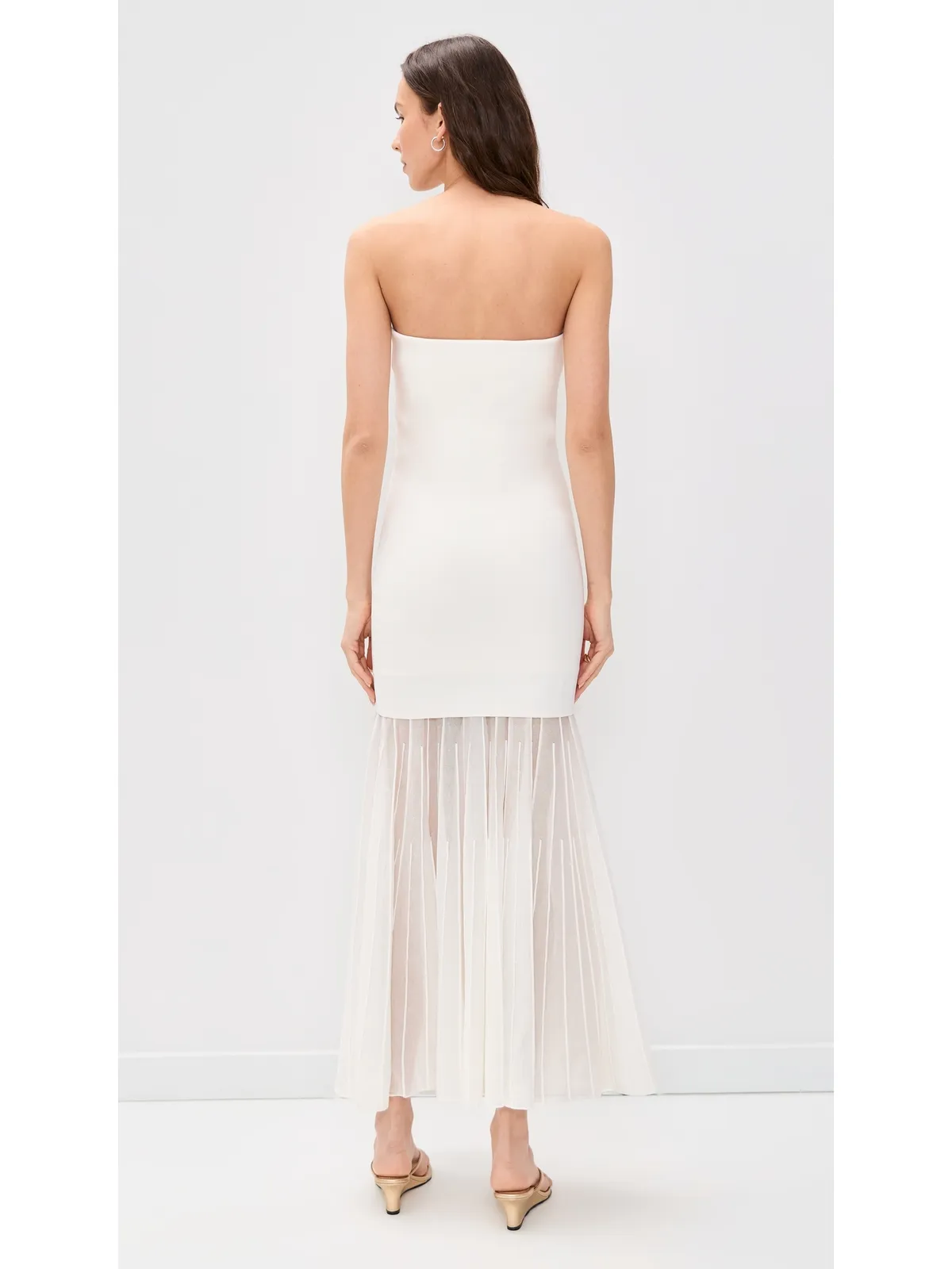 Line & Dot Perissa Knit Dress Ivory - 画像3
