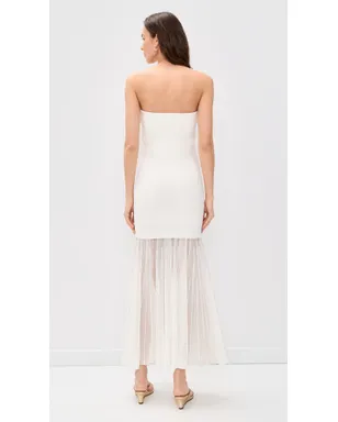 Line & Dot Perissa Knit Dress Ivory - サムネイル3