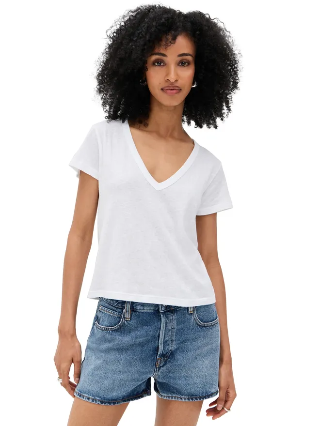 LESET Leset ローラ VネックTシャツの商品画像