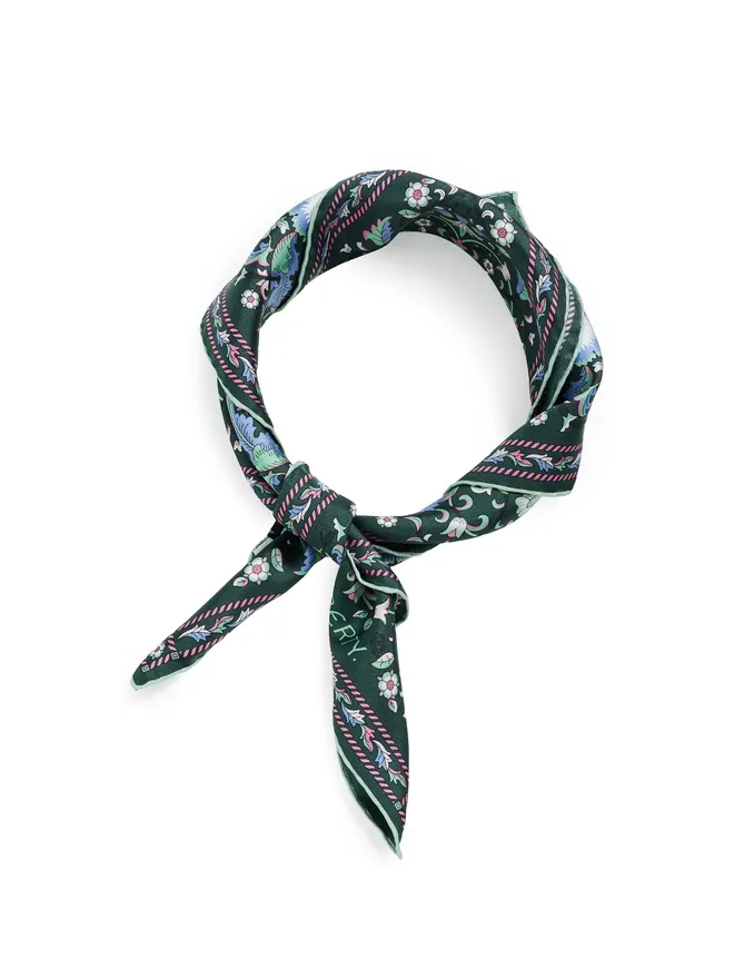 LIBERTY LIBERTY Lodden Silk Scarf グリーンの商品画像