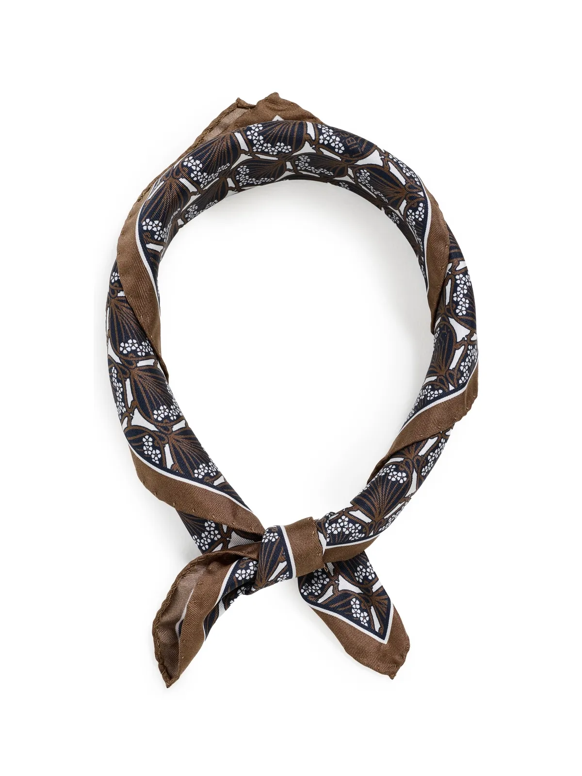 LIBERTY Iphis Silk Scarf Tan - 画像1