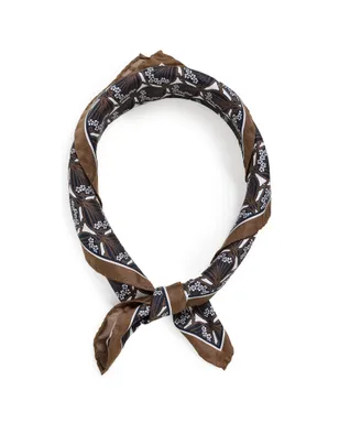 LIBERTY Iphis Silk Scarf Tan - サムネイル1