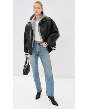 Lioness ヘイリー フェイクレザー ボンバージャケット オニキス M - サムネイル5
