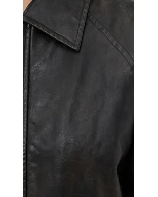 Lioness ヘイリー フェイクレザー ボンバージャケット オニキス M - サムネイル6