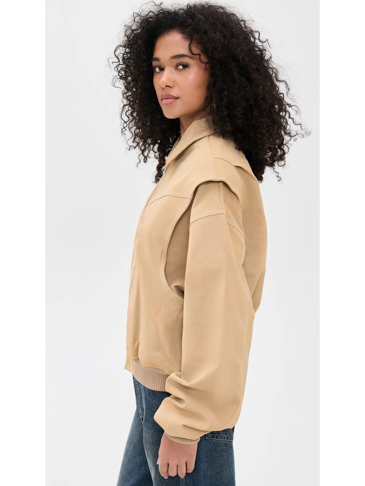 Lioness Vista Bomber Jacket Latte - 画像4