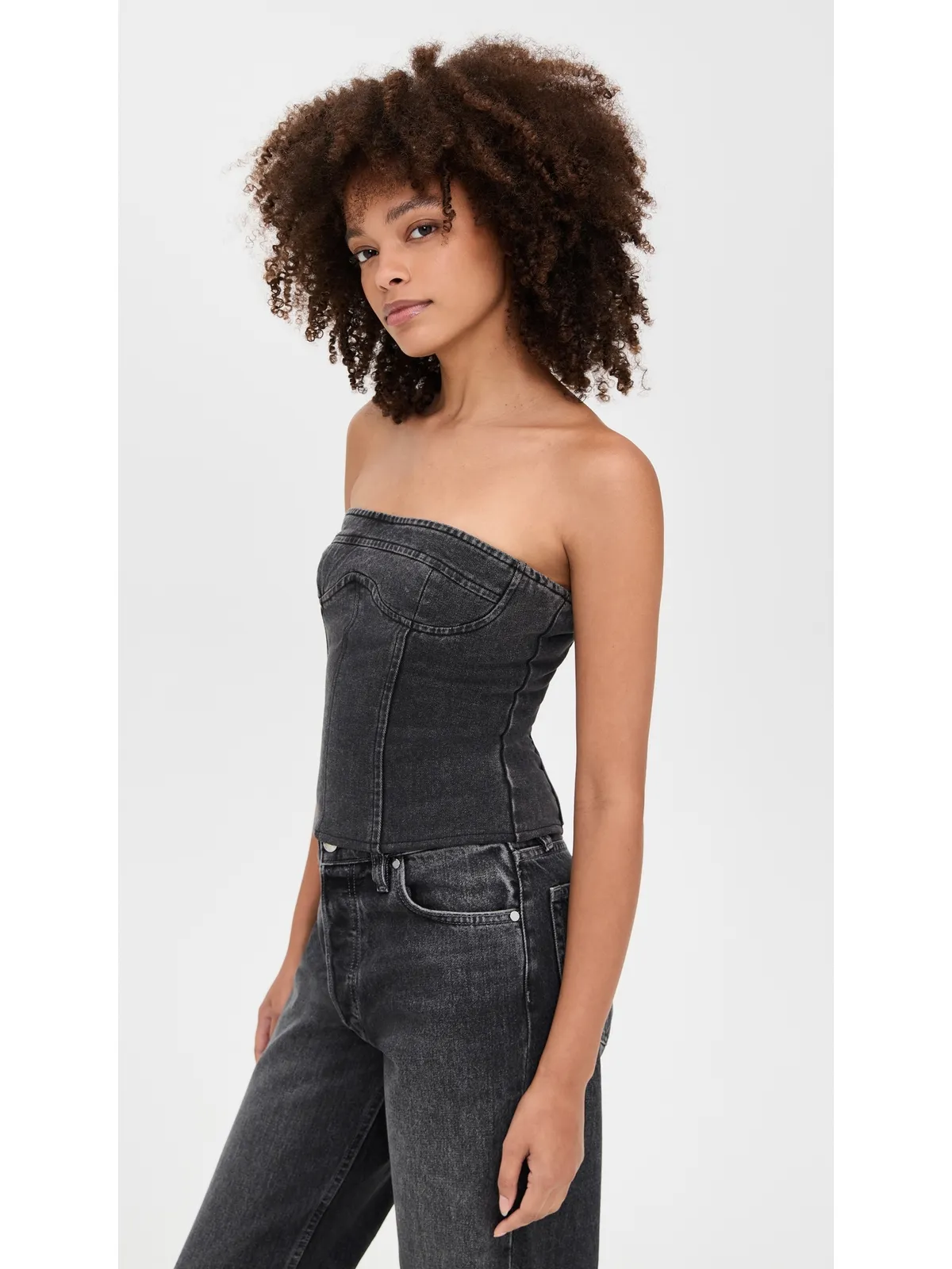 Lioness Sweetness Strapless Top Washed Onyx - 画像4