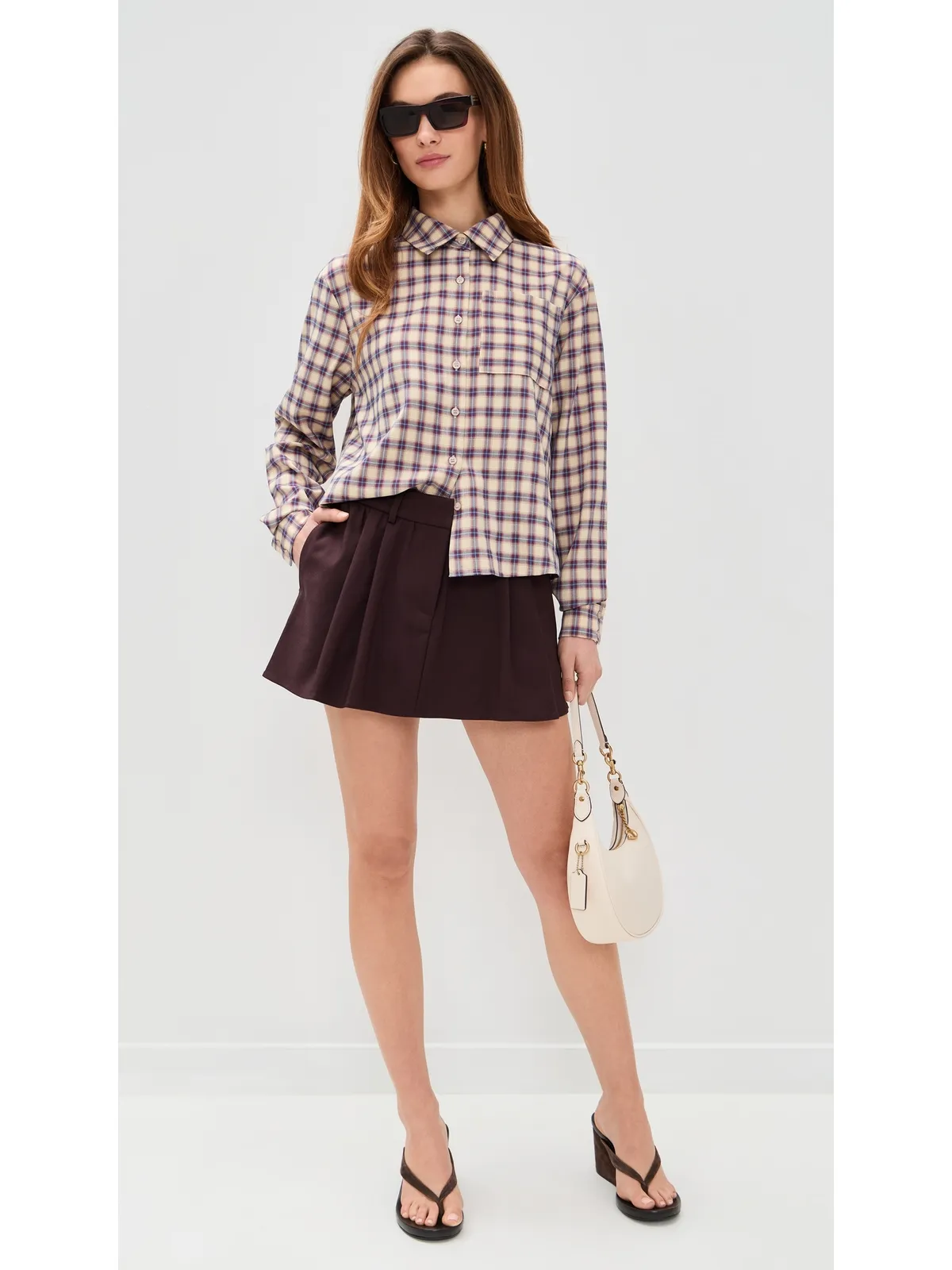 Lioness Untamed Shirt Berry Plaid - 画像5