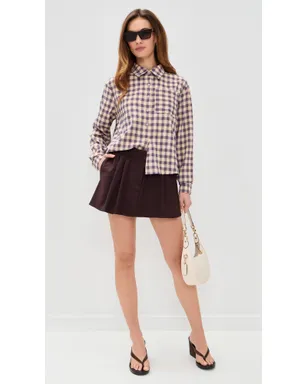 Lioness Untamed Shirt Berry Plaid - サムネイル5